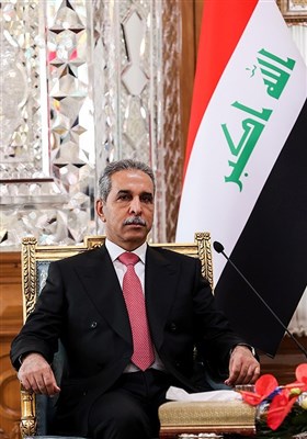دیدار رئیس شورای عالی قضایی عراق با رئیس مجلس