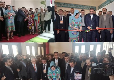  غرفه تاجیکستان مهمان ویژه نمایشگاه کتاب افتتاح شد + تصاویر 
