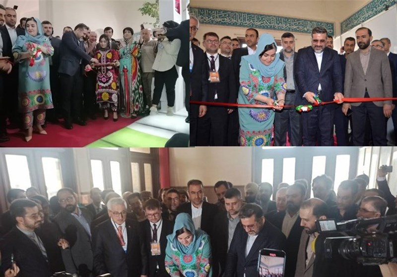غرفه تاجیکستان مهمان ویژه نمایشگاه کتاب افتتاح شد + تصاویر