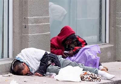  یک سوم بی‌خانمان‌های آمریکا در خیابان‌های کالیفرنیا زندگی می‌کنند 