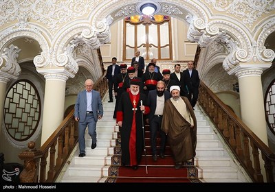 دیدار رهبر آشوریان جهان با رئیس مجلس شورای اسلامی