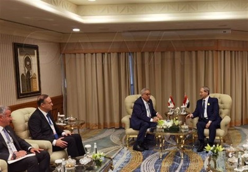 دیدار وزیر خارجه سوریه با همتایان لبنانی، عمانی، اماراتی و تونسی