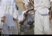 غسل تعمید کودکان مندایی در اهواز