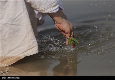 غسل تعمید کودکان مندایی در اهواز