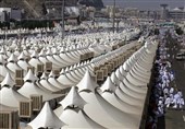 آماده‌سازی تجهیرات چادرهای عرفات و منا برای زائران حج 1402+فیلم