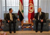 دیدار بشار اسد و همتای تونسی در حاشیه نشست جده