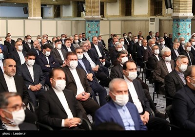 دیدار مسئولان وزارت امور خارجه و سفیران جمهوری اسلامی ایران با رهبر معظم انقلاب