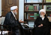 تولیت آستان قدس رضوی با آیتالله نوری همدانی دیدار کرد