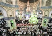 جشن 4 هزار فرشته در حرم حضرت عبدالعظیم (ع) + تصاویر