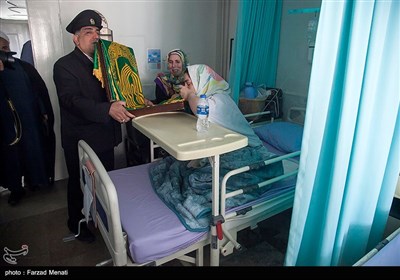 کاروان زیر سایه خورشید در بیمارستان معتضدی کرمانشاه