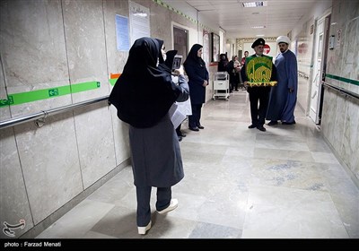 کاروان زیر سایه خورشید در بیمارستان معتضدی کرمانشاه
