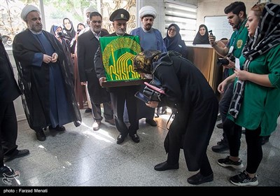 کاروان زیر سایه خورشید در بیمارستان معتضدی کرمانشاه