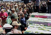 تشییع  شهدای حمله تروریستی سراوان در مشهد