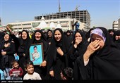 تشییع  شهدای حمله تروریستی سراوان در مشهد