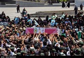 تشییع  شهدای حمله تروریستی سراوان در مشهد