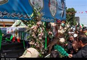 تشییع  شهدای حمله تروریستی سراوان در مشهد