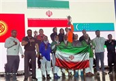 قهرمانی تیم کشتی آلیش بانوان ایران در مسابقات آزاد آسیا