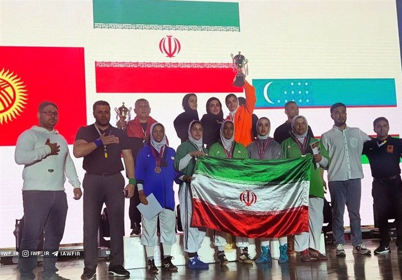 قهرمانی تیم کشتی آلیش بانوان ایران در مسابقات آزاد آسیا