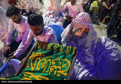 مراسم ازدواج 88 زوج در ایام دهه کرامت شهرستان رودان