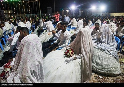 مراسم ازدواج 88 زوج در ایام دهه کرامت شهرستان رودان