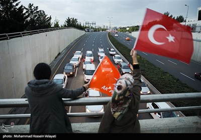 شادی مردم با پیروزی اردوغان در انتخابات ریاست جمهوری ترکیه