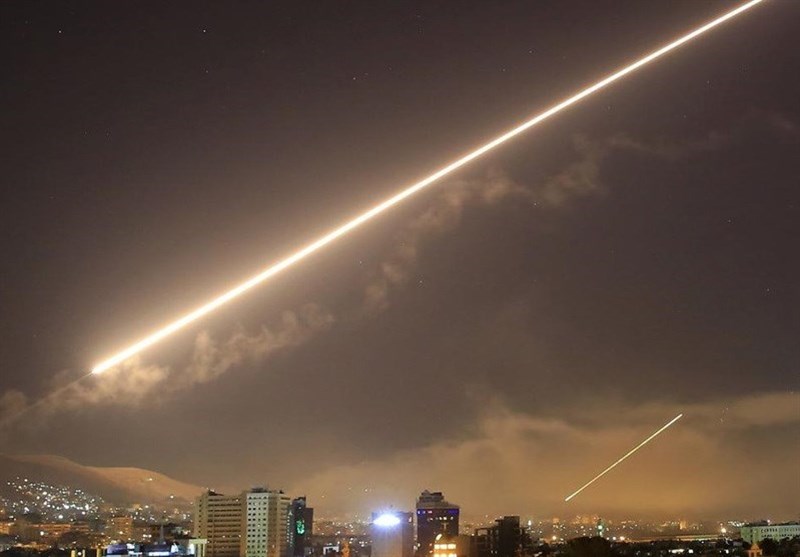 Israeli Regime Missiles Intercepted by Syria Air Defenses