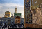 حال و هوای حرم مطهر رضوی در آستانه میلاد امام رضا (ع)