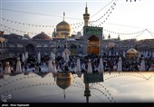 حال و هوای حرم مطهر رضوی در آستانه میلاد امام رضا (ع)