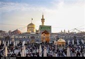 حال و هوای حرم مطهر رضوی در آستانه میلاد امام رضا (ع)