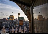 حال و هوای حرم مطهر رضوی در آستانه میلاد امام رضا (ع)