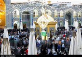 حال و هوای حرم مطهر رضوی در آستانه میلاد امام رضا (ع)