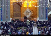 حال و هوای حرم مطهر رضوی در آستانه میلاد امام رضا (ع)
