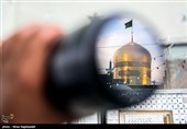 حال و هوای حرم مطهر رضوی در آستانه میلاد امام رضا (ع)