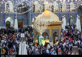 حال و هوای حرم مطهر رضوی در آستانه میلاد امام رضا (ع)
