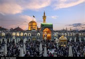 حال و هوای حرم مطهر رضوی در آستانه میلاد امام رضا (ع)