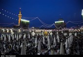 حال و هوای حرم مطهر رضوی در آستانه میلاد امام رضا (ع)