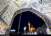 حال و هوای حرم مطهر رضوی در آستانه میلاد امام رضا (ع)