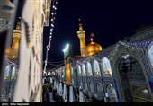 حال و هوای حرم مطهر رضوی در آستانه میلاد امام رضا (ع)
