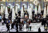 حال و هوای حرم مطهر رضوی در آستانه میلاد امام رضا (ع)