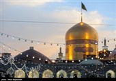 اینجا خیابان امام رضاست؛ قطار موکبها برای پذیرایی از زائران و مجاوران + فیلم