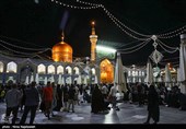 حال و هوای حرم مطهر رضوی در آستانه میلاد امام رضا (ع)