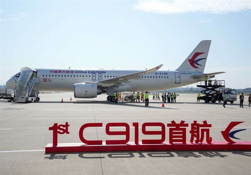 رقیب چینی بوئینگ و ایرباس اولین پرواز تجاری خود را انجام داد