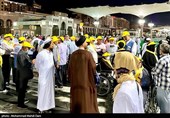 الدفعة الأولى من الحجاج الإيرانيين في المدينة المنورة