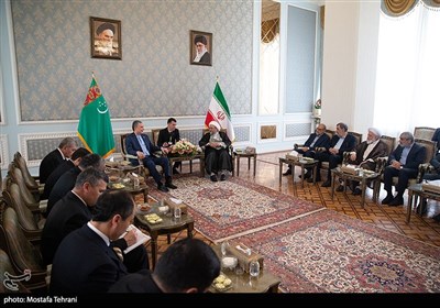 دیداررئیس شورای مصلحت خلق ترکمنستان با رئیس مجمع تشخیص مصلحت نظام
