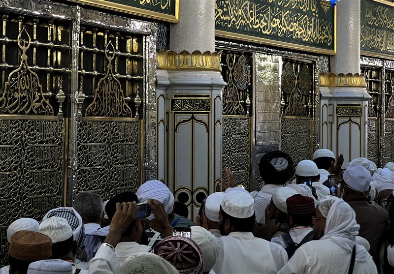 زیارت روضه رضوان مسجد النبی صرفاً با ثبت نام اینترنتی مقدور است + فیلم