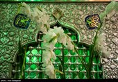 گلباران مضجع شریف شاهچراغ (ع) به مناسبت میلاد امام رضا (ع)