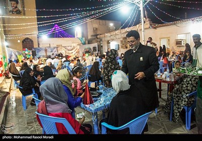 جشن تولد ایتام با حضور خادمین حرم حضرت رضا (ع) - بندرعباس