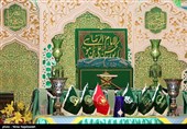 آئین تعویض پرچم حرم مطهر رضوی