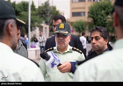 حضور سرهنگ ولیپور گودرزی رئیس پلیس آگاهی تهران 