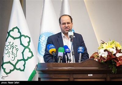 محمد مقیمی رئیس دانشگاه تهران در انعقاد تفاهم‌نامه چهارجانبه راه‌اندازی ناحیه نوآوری دانشگاه تهران